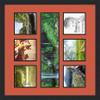 Art to Frames Double-Multimat-619-693/89-FRBW26079 Collage Photo Frame Double Mat with 1-5x20 and 6-6x6 Openings and Satin Black Frame view 3