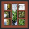 Art to Frames Double-Multimat-619-766/89-FRBW26079 Collage Photo Frame Double Mat with 1-5x20 and 6-6x6 Openings and Satin Black Frame view 3