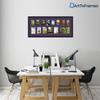 Art to Frames Double-Multimat-627-849/89-FRBW26079 35 by 15-Inch Picture Frame, 1.25-Inch Wide, Satin Black view 2