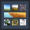Art to Frames Double-Multimat-619-837/89-FRBW26079 Collage Photo Frame Double Mat with 1-5x20 and 6-6x6 Openings and Satin Black Frame view 1