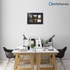 Art to Frames Double-Multimat-353-89/89-FRBW26079 Collage Photo Frame Double Mat with 6-4x5 Openings and Satin Black Frame view 2