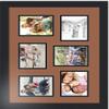 Art to Frames Double-Multimat-353-771/89-FRBW26079 Collage Photo Frame Double Mat with 6 - 4x5 Openings and Satin Black Frame view 3