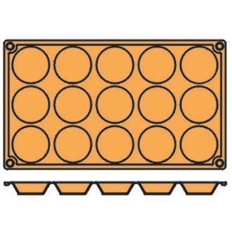 15 tartlet mould
