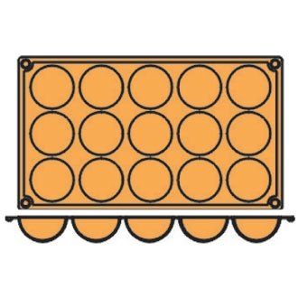 15 half sphere mould