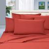 Elegant Comfort Wrinkle & Fade Resistant 1500 Thread Count Egyptian Quality Luxury 3-Piece Duvet Cover Set, King/California King, Rust view 1