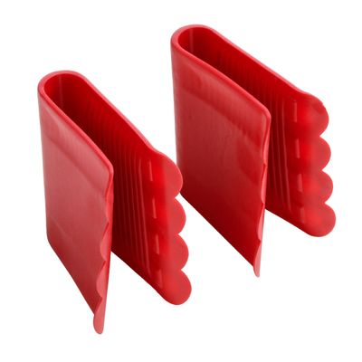 Premier Housewares Anti Scald Grips - Red, Set of 2