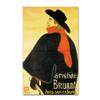 Trademark Fine Art Aristide Bruant Artwork by Henri Toulouse-Lautrec, 16 by 24-Inch view 1