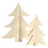 Christmas Trees, H: 13+18 cm, plywood, 2asstd by Creativ view 2