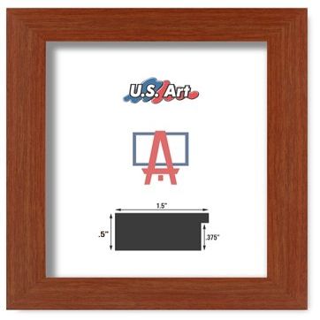 US Art 18x36 Sequoia 1.5 Inch Flat Smooth Finish, MDF Wood Composite Picture Photo Poster Frame