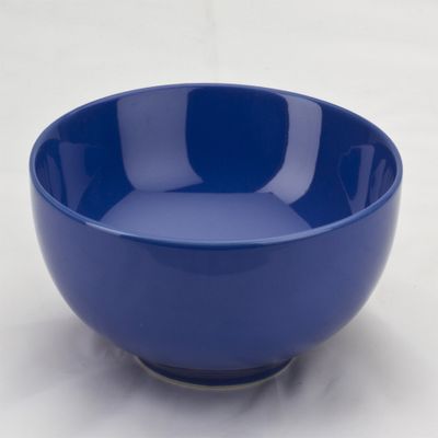 7.75" Diameter Stoneware Round Bowls, Cobalt Blue, Set of 4