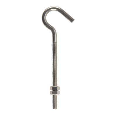 ACE Hampton Clothesline Hook 5/16" 5/16" 6" Overall 3-7/8" Tread 160 Lb Ref.No.221-713 Bulk UPC Coded St