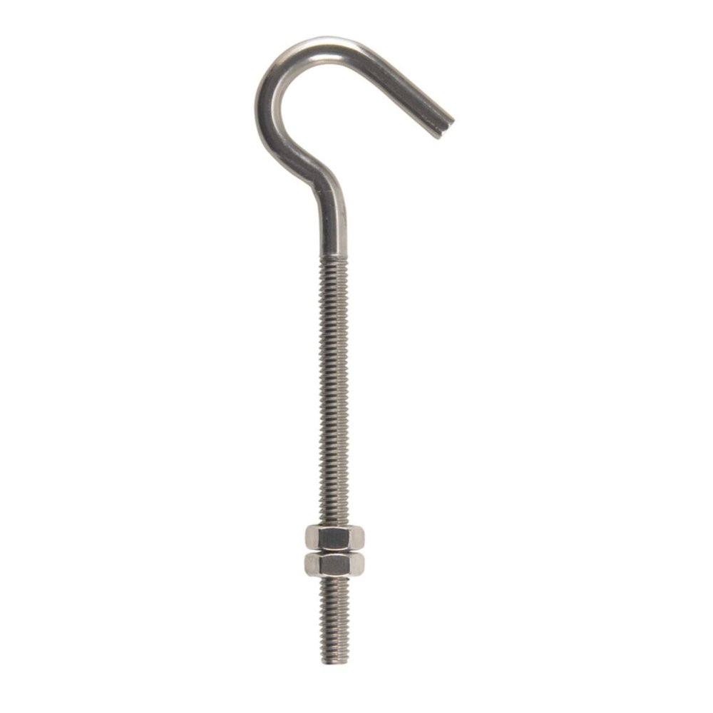 ACE Hampton Clothesline Hook 5/16" 5/16" 6" Overall 3-7/8" Tread 160 Lb Ref.No.221-713 Bulk UPC Coded St