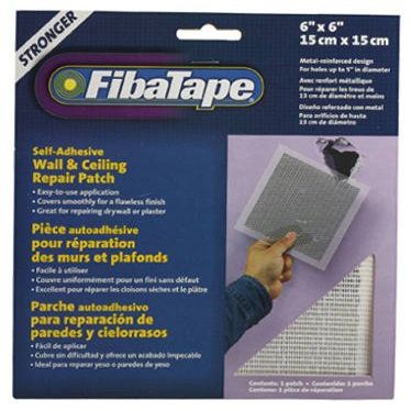 Fibatape Wall Repair Patch Aluminum 6 " X 6 "