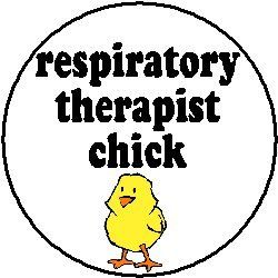 Respiratory Therapist Chick MAGNET - Girly Girl