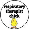 Respiratory Therapist Chick MAGNET - Girly Girl view 1