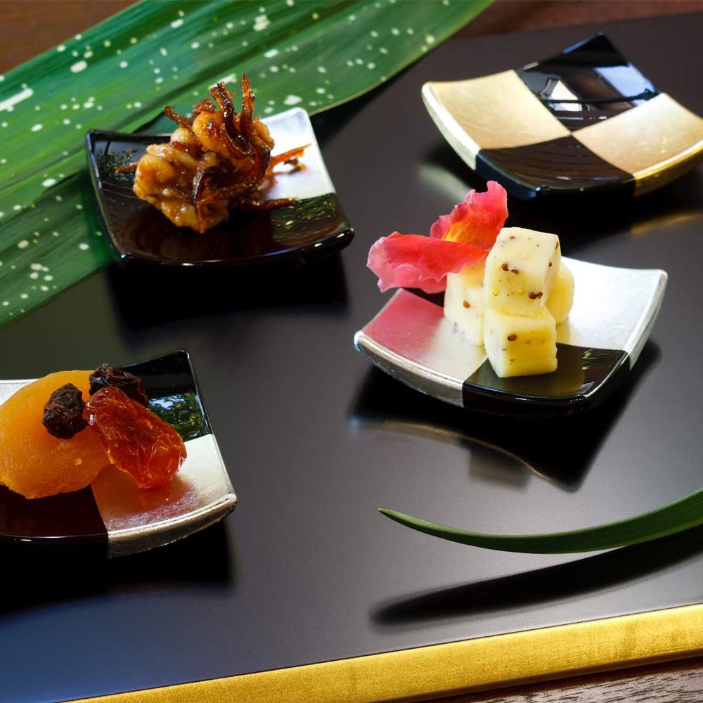 Chopstick rest, Checkered plate (2 sets)