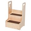 Wood Designs Step-Up-N-Wash Stool with Brown Treads view 1