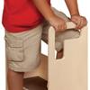 Wood Designs Step-Up-N-Wash Stool with Brown Treads view 3