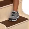 Wood Designs Step-Up-N-Wash Stool with Brown Treads view 4