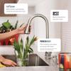 Moen Brantford Spot Resist Stainless Traditional One-Handle Kitchen Faucet with Pulldown Sprayer Featuring Power Boost and Reflex Docking System, 7185SRS view 3