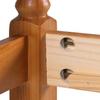 110mm Bed Bolts with Crescent Nuts 1/4" Thread 4-Pack Furniture Connecting Hardware M6 for Bunk Beds and Wooden Bed Frames with 2.5"3.25" Posts B110 by Palace Imports view 2