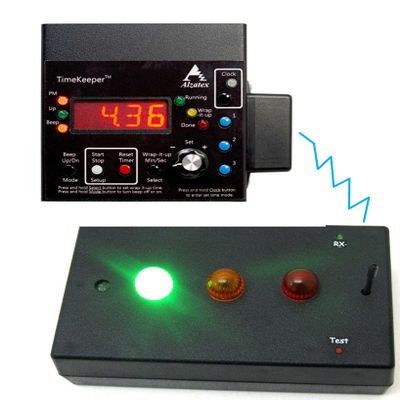 Alzatex Wireless Presentation Timer w/Red Yellow and Green Light Indicator