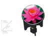 WENKO 21238100 Drain Plug Pluggy Pink Lily fits All Conventional drains, Plastic, 3.9 x 6.5 x 3.9 cm, Multicoloured view 2