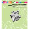 Stampendous Cling Rubber Stamp-Yea You Did It view 1
