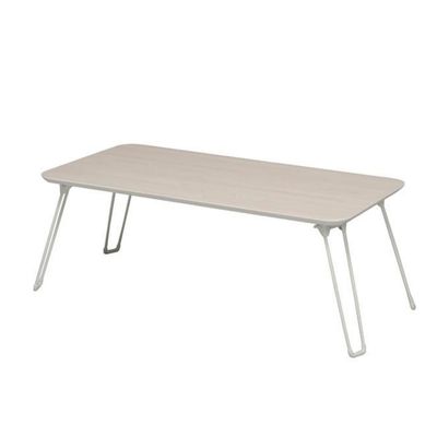 NAGAIKOSAN CO.,LTD Foldable Wooden Pattern Coffee Table, Size : W 31.4 x D 15.7 x H 12.0 Inches