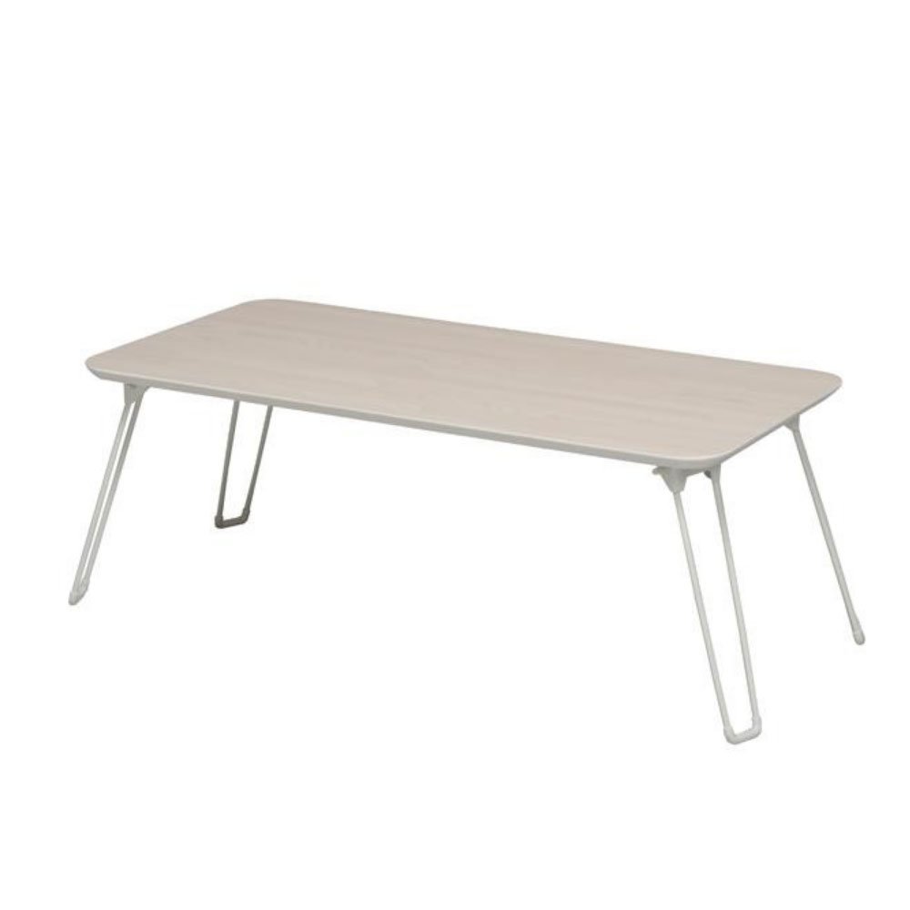 NAGAIKOSAN CO.,LTD Foldable Wooden Pattern Coffee Table, Size : W 31.4 x D 15.7 x H 12.0 Inches