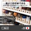 Like-it SHW-01 Shoe Storage, Shoe Holder, Wide, 2 Pieces, Width 3.9 x Depth 10.2 x Height 5.3 inches (10 x 26 x 13.5 cm), White, Made in Japan, Space Saving, 2X Storage Capacity view 2