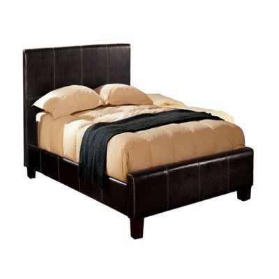 Furniture of America Meredosia Modern Platform Bed, Full, Espresso Finish
