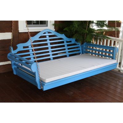 A & L Furniture Yellow Pine Marlboro Swing Bed, 4',