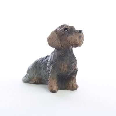 Wire Haired Dachshund Red Tiny One Figurine