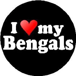 I Love My Bengals MAGNET (heart) - Bengal Cat