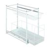 Wenko Estante Bajo fregadero extraible 45x45x12 cms, Metal, White, 45 x 45 x 23 cm view 2