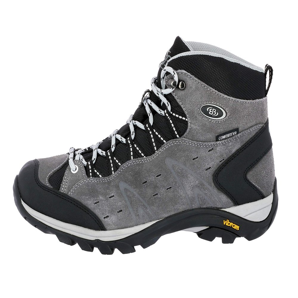 Bruetting Unisex Adults' Mount Bona High Rise Hiking Shoes, Grey (Grau), 7.5 UK