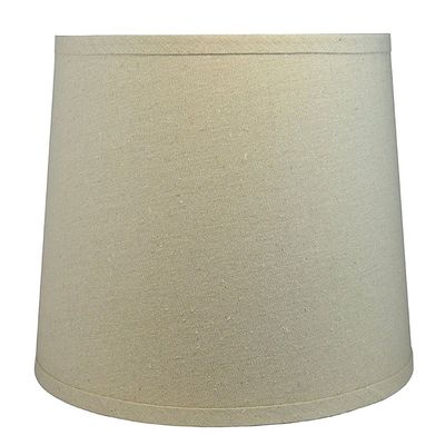Urbanest Natural Linen Drum Lampshade, 12-inch by 14-inch by 10-inch, Spider