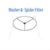 Urbanest Natural Linen Drum Lampshade, 12-inch by 14-inch by 10-inch, Spider view 3