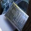 Hand made Baptism Favors Baby Blue 12pc / Prayer Books Covered in Repujado/recuerditos De Bautizo En Repujado Libritos De Oracion view 2