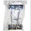 WAKI Folding Legs, Chrome, 0.2 x 10.6 inches (6 x 270 mm), Pack of 2 view 2