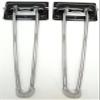 WAKI Folding Legs, Chrome, 0.2 x 10.6 inches (6 x 270 mm), Pack of 2 view 4