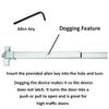 Dynasty Hardware Push Bar Panic Exit Device for Emergency Exit Doors, Aluminum Finish Commercial Panic Bar Door Handle, Push Bar for Exit Door, Panic Bar Lock, Push Bar Door Handle for Safety view 3