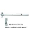 Dynasty Hardware Push Bar Panic Exit Device for Emergency Exit Doors, Aluminum Finish Commercial Panic Bar Door Handle, Push Bar for Exit Door, Panic Bar Lock, Push Bar Door Handle for Safety view 4