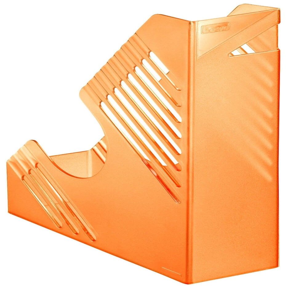 Bene Magazine Rack Orange/Transparent