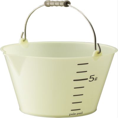 Squirrel Bucket, Pale Bucket, Soft and Durable, White, 2.8 gal (8 L)