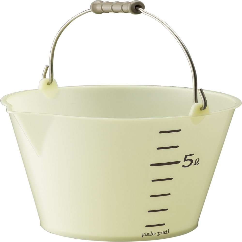 Squirrel Bucket, Pale Bucket, Soft and Durable, White, 2.8 gal (8 L)