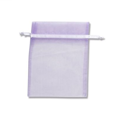 Shimojima Heiko 008705043 Organza Bag, Flat Bag Type, M, Lavender, Pack of 10