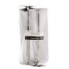 Strix Design Mozaik MB-296S Plastic Disposable Glass 4 Pcs 125ml Silver Assembled Glass view 4