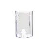 TrippNT 51937 Small Dual Dispensing Paper Towel Holder with 150 9.2 x 9.4 inch Multi-Fold Paper Towel Capacity and Peelable Protective Film,Clear view 3